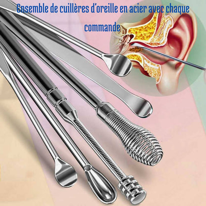 Kit de Nettoyage des Oreilles avec Caméra et Lumière LED NE3