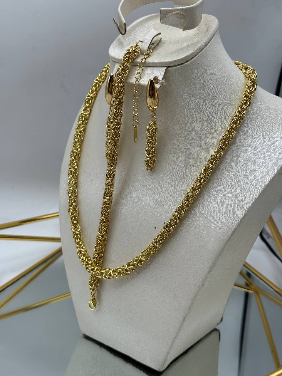 Parure Palmier Dégradé en acier chirurgical inoxydable Garantie