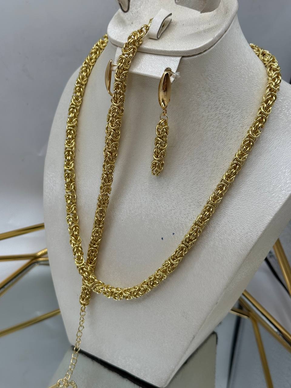 Parure Palmier Dégradé en acier chirurgical inoxydable Garantie