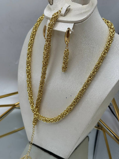 Parure Palmier Dégradé en acier chirurgical inoxydable Garantie